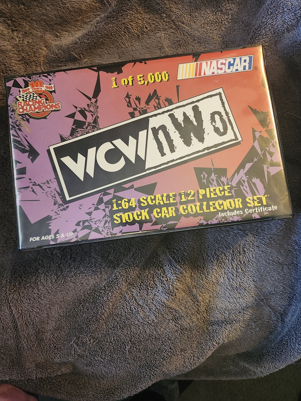 WCW/NWO NASCAR 1:64 Scale 12-Piece Stock Car Collector Set - #381 of 5000.